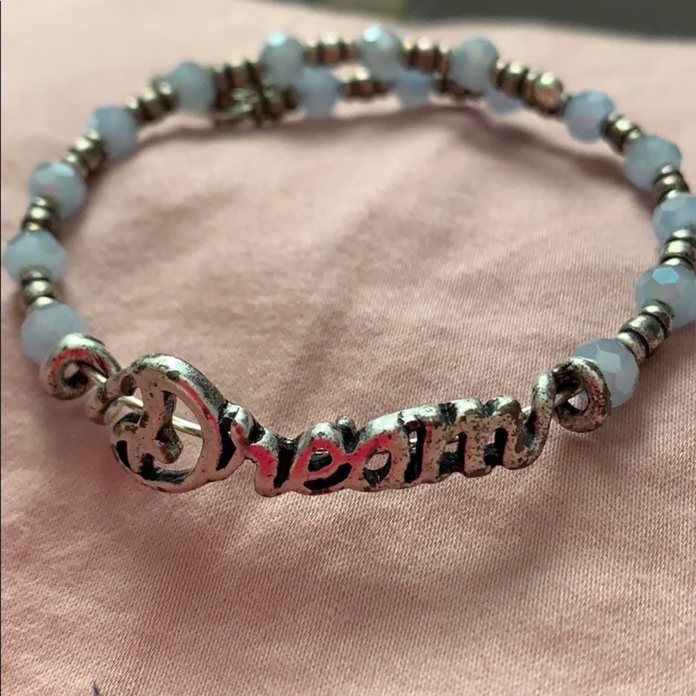Alex and Ani - Disney Dream bracelet blue beads